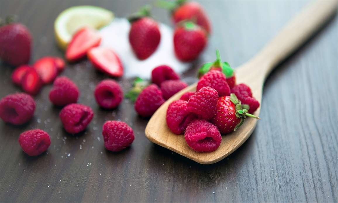 berries are a good source of fibre